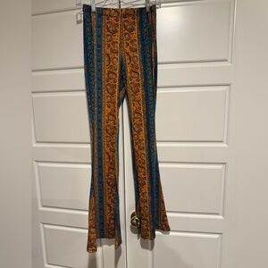 Bear Dance Multicolor Flare Leggings